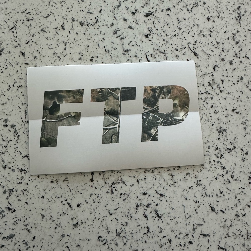 FTP Camouflage Sticker
